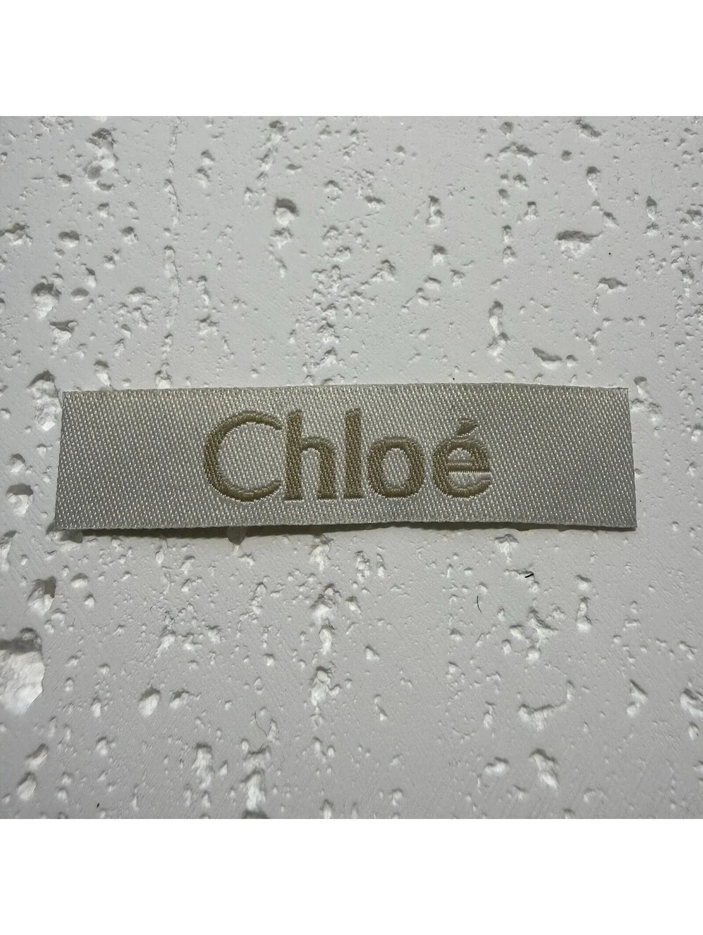 Chloe 1 Designer Tag LABEL Replacement Sewing Accessories 7 X 1.5 cm